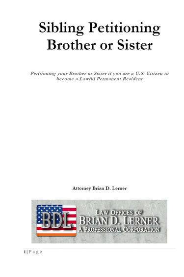 Rocket Immigration Petitions Immigration Visa Attorney Drafted Immigration Petitions: Sibling Petitioning Sibling